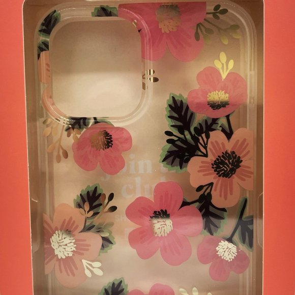 Sonix iPhone Case 12 Max 12 Pro Floral Pattern Clear Drop Tested Antimicrobial - Picture 5 of 6